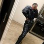 Winter Customized Jumpsuit Sport Ski Suit Set Romper Warm Playsuit Fur Silver