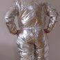 Man Woman Ski Suit Silver Metallic Overall Jumpsuit Balaklava Balaclava Outwear