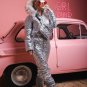 Womens Mens Metallic Ski Suit Snow Skianzug Glanznylon Glossy Outwear Shine Bag