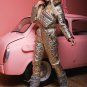 Womens Mens Metallic Ski Suit Snow Skianzug Glanznylon Glossy Outwear Shine Bag