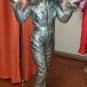 2 in 1 Mens Womens Winter Snow Suit Glanz Ski Nylon Anzug Shine Overall One Piec