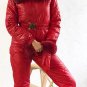 2 in 1 Mens Womens Winter Snow Suit Glanz Ski Nylon Anzug Shine Overall One Piec