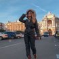 Winter Neon Yellow Outwear Overall Outfit Women Men Female Male Jumpsuit Warm Fu