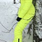 2 in 1 Mens Womens Winter Snow Suit Set Overall Outwear Ski Anzug Nylon Red Blac