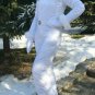 2 in 1 Mens Womens Winter Snow Suit Set Overall Outwear Ski Anzug Nylon Red Blac