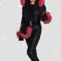 Man Woman Winter Ski Suit Overall Snow Silver Gold Metallic Argentum Outwear Fur