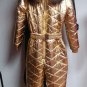 Gold Winter Jumpsuit Ski Suit Damen Overall Womens Shine Nylon Skioverall Skianz