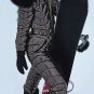 Gold Winter Jumpsuit Ski Suit Damen Overall Womens Shine Nylon Skioverall Skianz