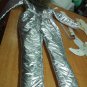 Gold Winter Jumpsuit Ski Suit Damen Overall Womens Shine Nylon Skioverall Skianz