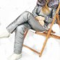 Gold Winter Overall Snowsuit Ski Suit Shine Nylon Gloss Anzug Glanznylon Golden