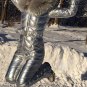 Gold Winter Overall Snowsuit Ski Suit Shine Nylon Gloss Anzug Glanznylon Golden