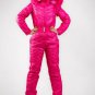 Winter Jumpsuit Sport Ski Suit Set Romper Warm Playsuit Fur Hot Pink Yellow Blue