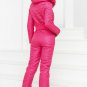 Winter Jumpsuit Sport Ski Suit Set Romper Warm Playsuit Fur Hot Pink Yellow Blue