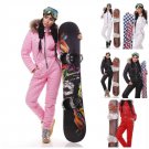 Man Woman Winter Ski Suit Snow Nylon Waterproof Warm Outwear Outfut Anzug Snowbo