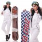 Man Woman Winter Ski Suit Snow Nylon Waterproof Warm Outwear Outfut Anzug Snowbo