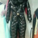 Skisuit Womens Mens Snowsuit Overall Glanznylon Skianzug Gloss Shine Wet Look Go