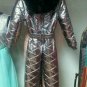 Skisuit Womens Mens Snowsuit Overall Glanznylon Skianzug Gloss Shine Wet Look Go