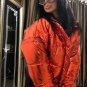 Mens Womens Metallic Jacket Silver Red Pink Gold Blue Winter Ski Nylon Glanz Glo