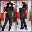 Winter Jumpsuit Womens Playsuit Romper Warm Suit Set Sport Ski Snowbord