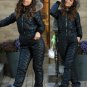 Winter Jumpsuit Womens Playsuit Romper Warm Suit Set Sport Ski Snowbord