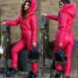 Winter Jumpsuit Womens Playsuit Romper Warm Suit Set Sport Ski Snowbord