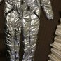 Winter Jumpsuit Women Men Playsuit Silver Snowsuit Outwear Outfit Sport Ski Warm