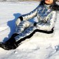 Womens Winter Jumpsuit Tracksuit Romper Overall Ski Sport Warm Playsuit Fur Pink