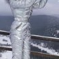 Ski Suit 2 in 1 Mens Womens Winter Snow Glanz Nylon Anzug Shine Overall One Piec
