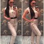 Mens Womens Ski Suit Snow Sleeveless Romper Jumpsuit Tracksuit Warm Winter Plays
