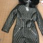 Winter Skisuit Snowsuit Ski Suit Overall Black Wet Look Gloss Shine Nylon Leathe