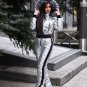 Winter Ski Suit Shiny Nylon Womens Overall Skioverall Skianzug Glanznylon Damen