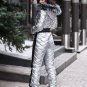 Winter Ski Suit Shiny Nylon Womens Overall Skioverall Skianzug Glanznylon Damen