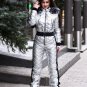 Winter Ski Suit Shiny Nylon Womens Overall Skioverall Skianzug Glanznylon Damen