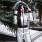 Winter Ski Suit Shiny Nylon Womens Overall Skioverall Skianzug Glanznylon Damen