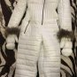 Womens Winter Jumpsuit Tracksuit Romper Overall Ski Sport Warm Playsuit Fur