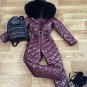 Skisuit Snowsuit Winter Anzug Damen Men Male Female Nylon Shiny Matte Wet look