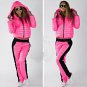 2 pcs Man Woman Warm Winter Ski Suit Track Sport Jacket Pants Outwear Neon Nylon
