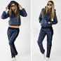 2 pcs Man Woman Warm Winter Ski Suit Track Sport Jacket Pants Outwear Neon Nylon