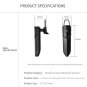 Mini Wireless Bluetooth Headset Handfree Earphone Wireless Headp