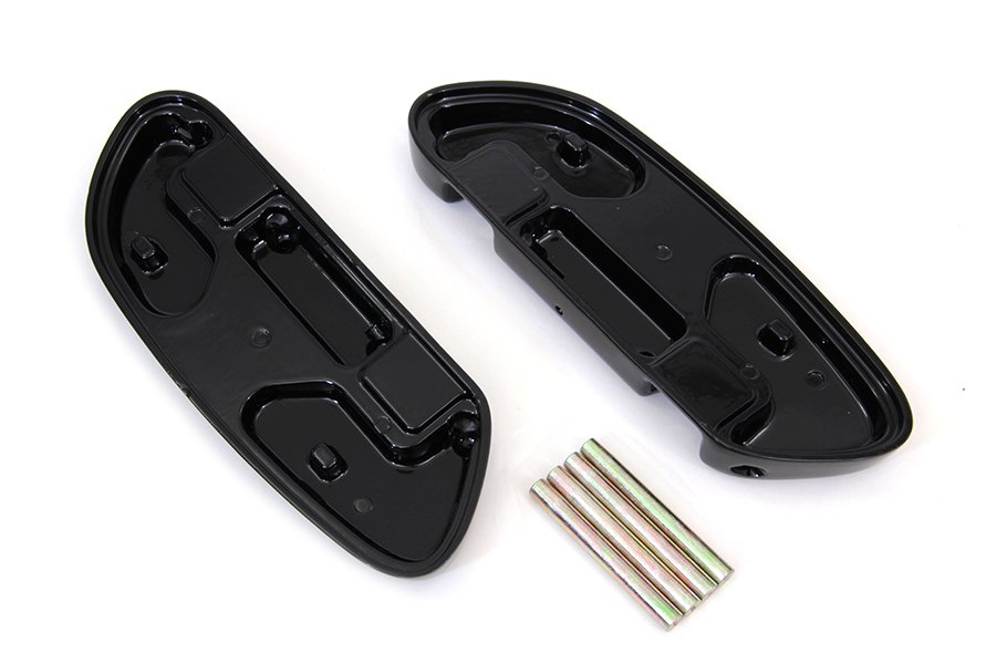 FLT 1993-UP Passenger Footboard Set Black Shell Only Harley Davidson 27-1761