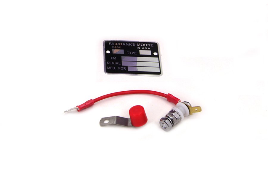 Magneto Red Button Kill Switch Kit fits Harley Davidson ironhead 32-1146