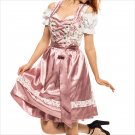 0503 Oktoberfest Bavarian Dirndl Dress 3 pieces - Included apron and white blouse