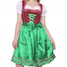 0470 Oktoberfest Bavarian Dirndl Dress 3 pieces - Included apron and white blouse