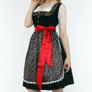 0450 Oktoberfest Bavarian Dirndl Dress 3 pieces - Included apron and white blouse
