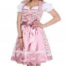 0405 Oktoberfest Bavarian Dirndl Dress 3 pieces - Included apron and white blouse