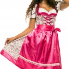 0407 Oktoberfest Bavarian Dirndl Dress 3 pieces - Included apron and white blouse