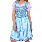 0752 Oktoberfest Bavarian Dirndl Dress 3 pieces - Included apron and white blouse
