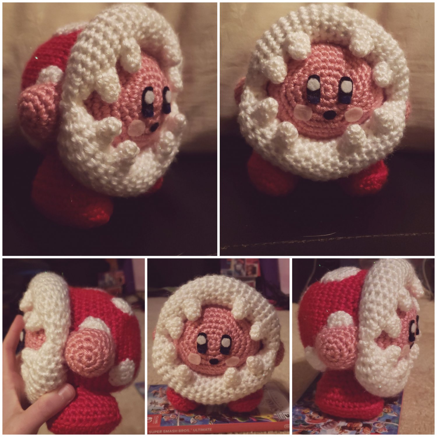 Piranha Plant Kirby Amigurumi