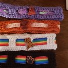 Crochet Small Dog Collars(set of 4)