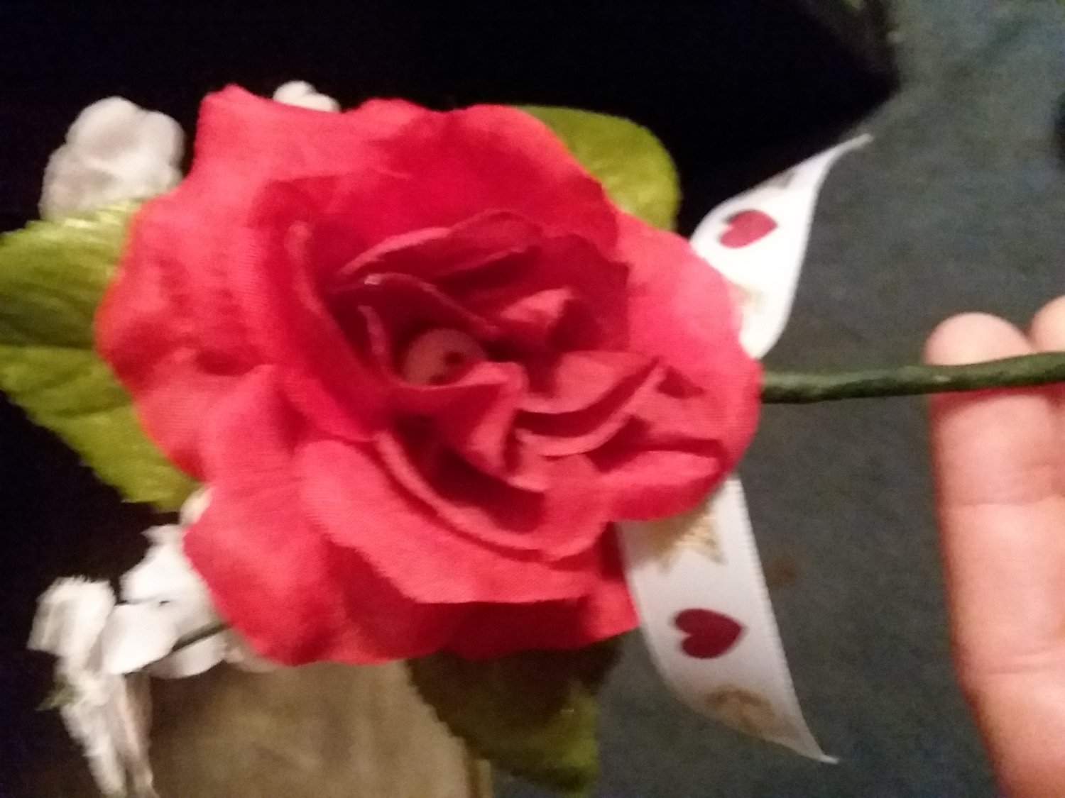 Silk flower boutinere